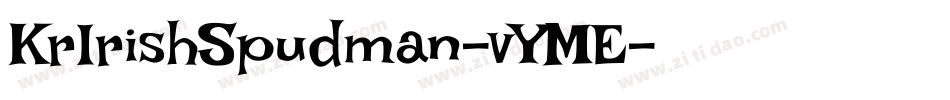 KrIrishSpudman-vYME字体转换