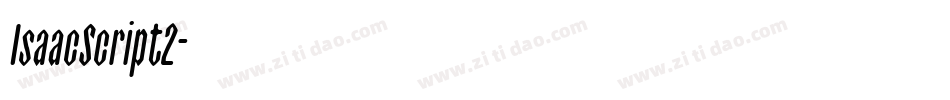 IsaacScript2字体转换