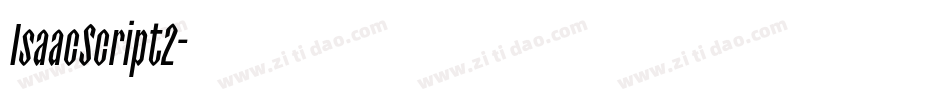IsaacScript2字体转换