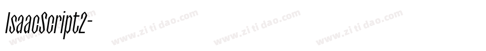 IsaacScript2字体转换