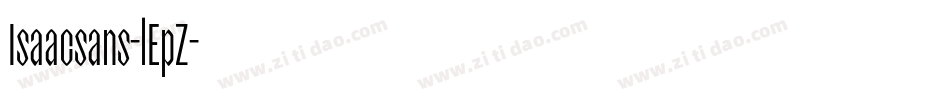 Isaacsans-lEpZ字体转换