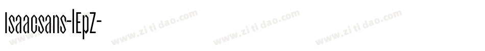 Isaacsans-lEpZ字体转换