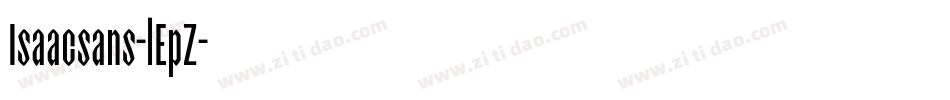 Isaacsans-lEpZ字体转换