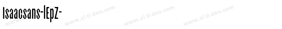Isaacsans-lEpZ字体转换
