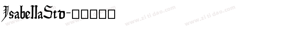 IsabellaStd字体转换