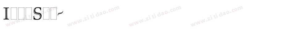 IsisStd字体转换