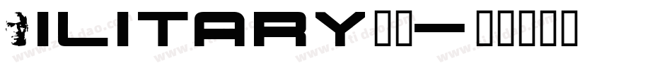 MilitaryID字体转换