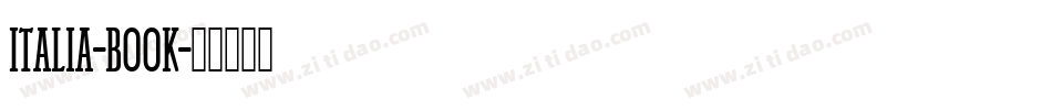 Italia-Book字体转换