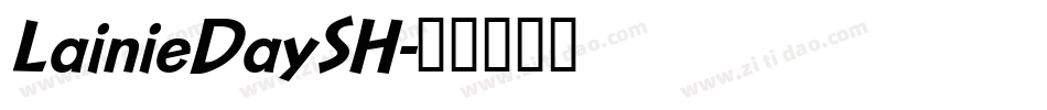 LainieDaySH字体转换