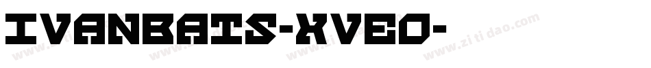 Ivanbats-xvEO字体转换
