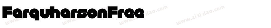 FarquharsonFree字体转换