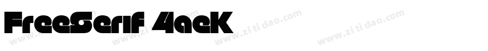 FreeSerif-4aeK字体转换