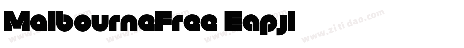 MalbourneFree-Eapjl字体转换