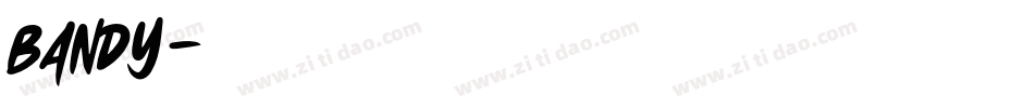 BANDY字体转换
