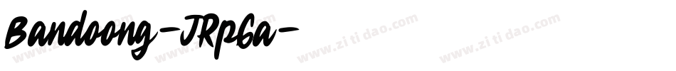 Bandoong-JRp6a字体转换