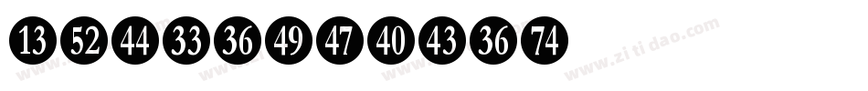 Numberpile字体转换