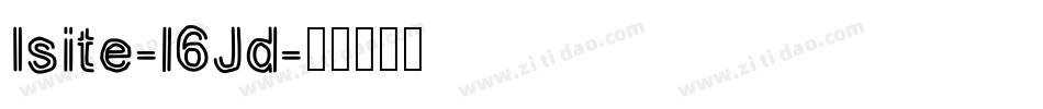 Isite-l6Jd字体转换