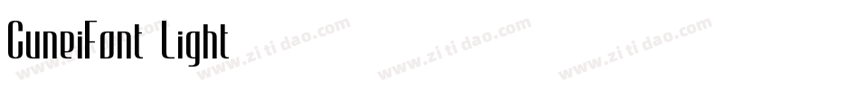 CuneiFont-Light字体转换