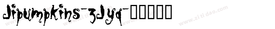 JiPumpkins-ZJyq字体转换