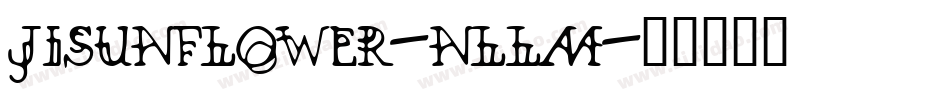 JiSunflower-nLLM字体转换