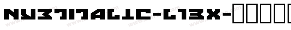 NyetItalic-l13X字体转换