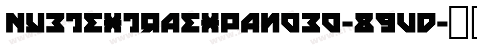 NyetExtraExpanded-89vD字体转换