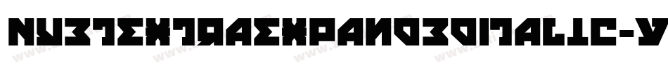 NyetExtraExpandedItalic-Y42j字体转换