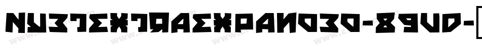 NyetExtraExpanded-89vD字体转换