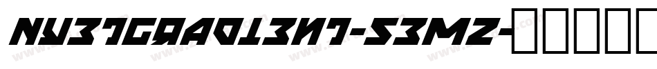 NyetGradient-5eMz字体转换