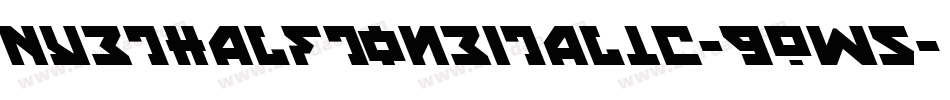 NyetHalftoneItalic-9Ow5字体转换