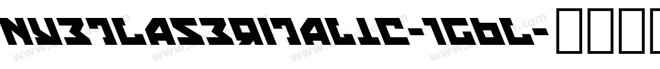 NyetLaserItalic-1gBL字体转换