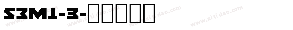 Semi-3字体转换