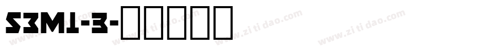 Semi-3字体转换