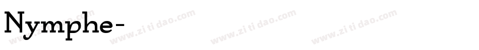 Nymphe字体转换