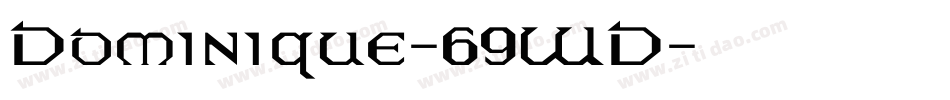 Dominique-69WD字体转换