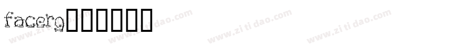 facerg字体转换