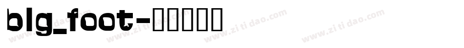 big_foot字体转换