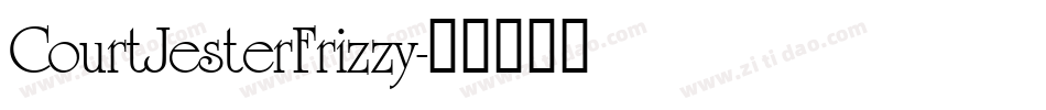 CourtJesterFrizzy字体转换
