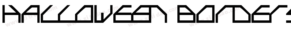 halloween_borders字体转换