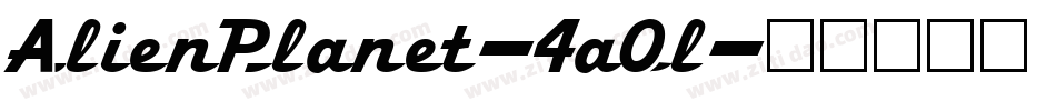 AlienPlanet-4aOl字体转换