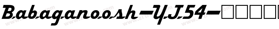 Babaganoosh-YJ54字体转换