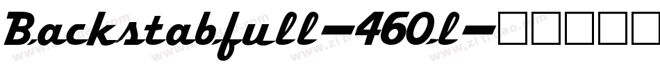 Backstabfull-46Ol字体转换