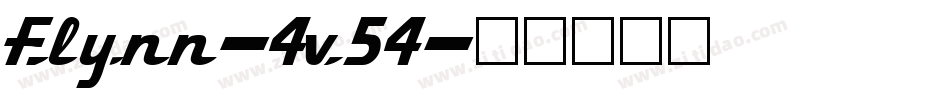 Flynn-4v54字体转换