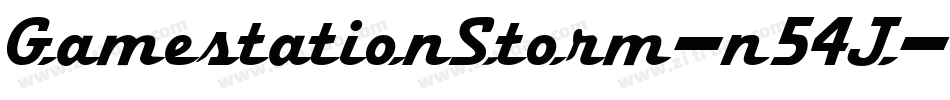 GamestationStorm-n54J字体转换