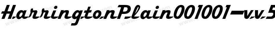 HarringtonPlain001001-vv54字体转换