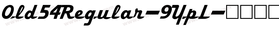 Old54Regular-9YpL字体转换