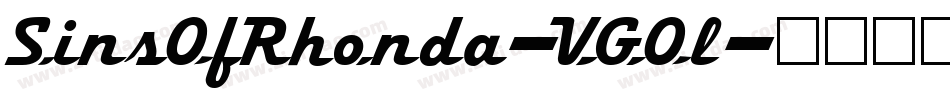 SinsOfRhonda-VGOl字体转换