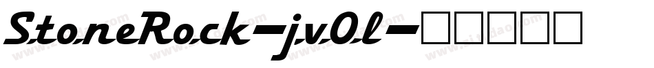 StoneRock-jvOl字体转换