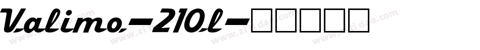 Valimo-21Ol字体转换