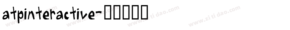 ATPInteractive字体转换